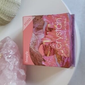 Benefit Cosmetics Crystah Mini Blush Strawberry Pink New